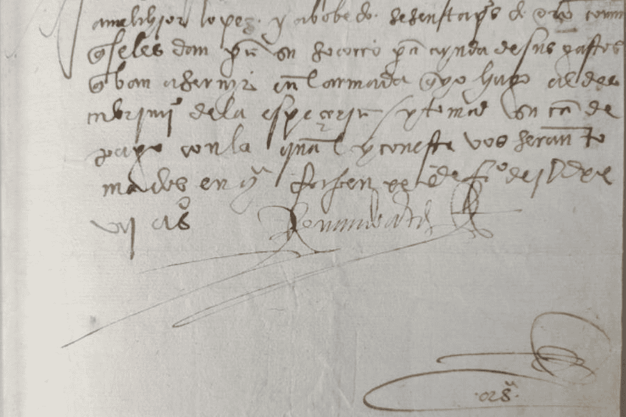 FBI regresa a México manuscrito firmado por Hernán Cortés