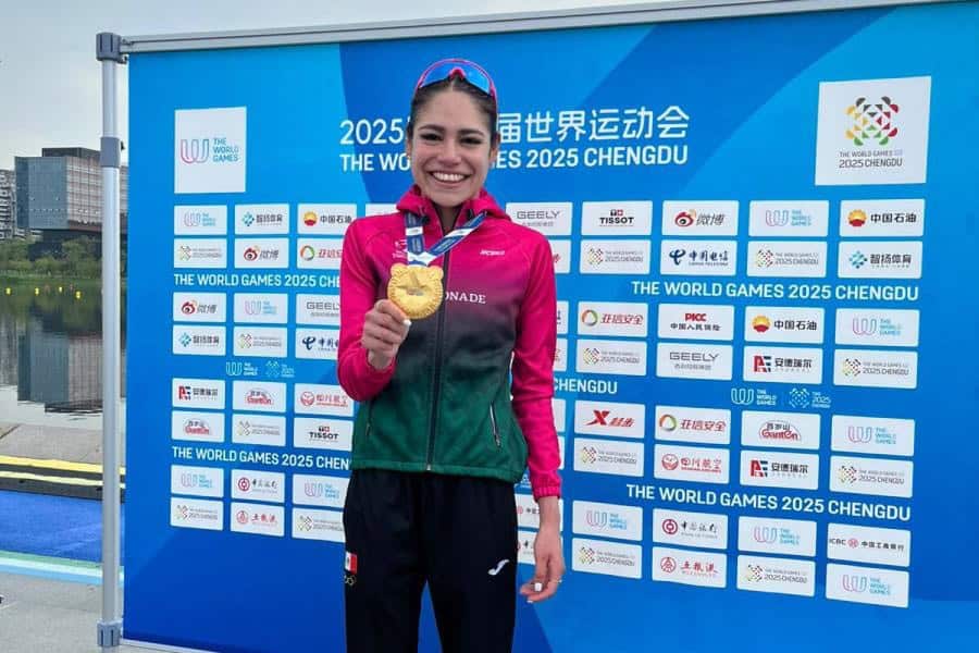 En los últimos metros, Anahí Álvarez gana el oro en duatlón femenil en los Juegos Mundiales 2025
