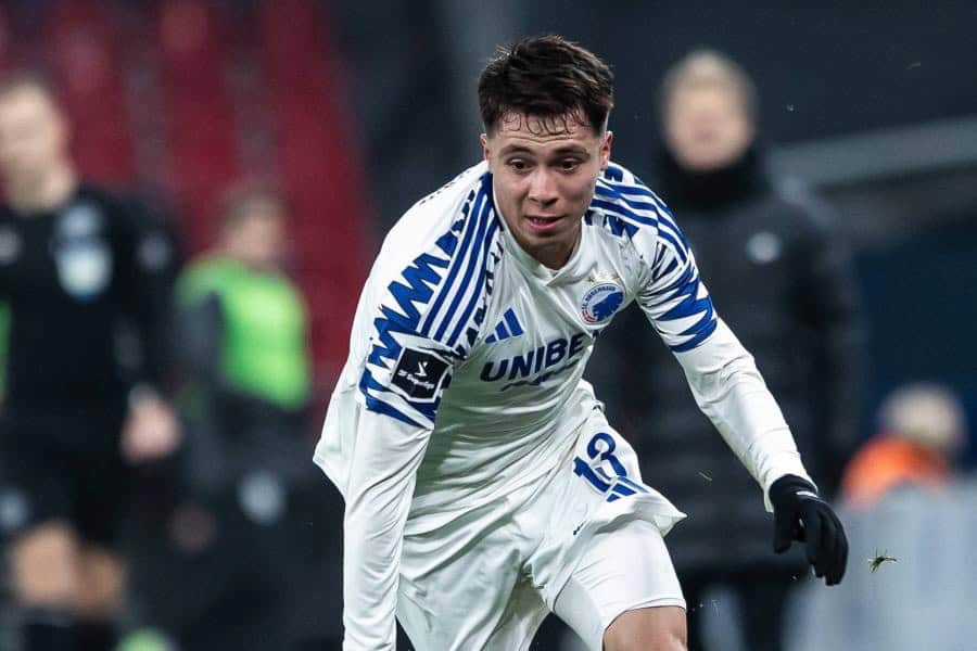 Con asistencia de Rodrigo Huescas, el Copenhague gana y es líder de la Superliga de Dinamarca