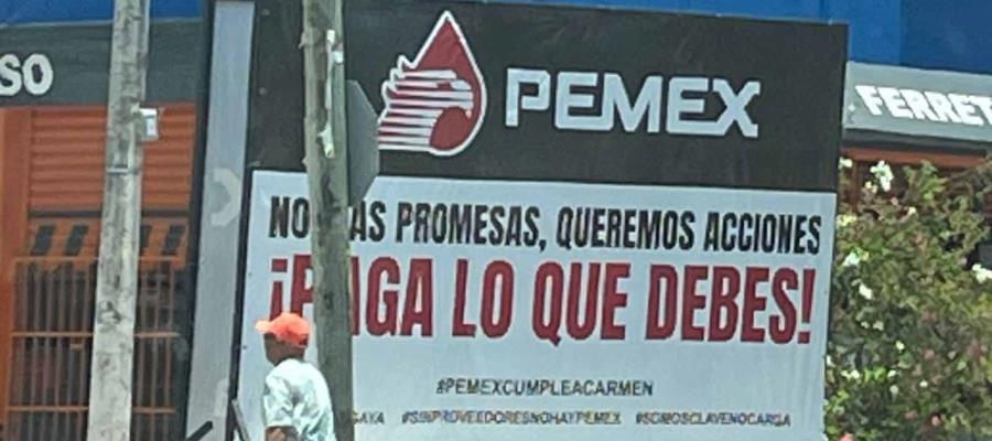 Incumplen promesa de Sheinbaum de pago a proveedores de Pemex en Ciudad del Carmen: Señalan empresarios