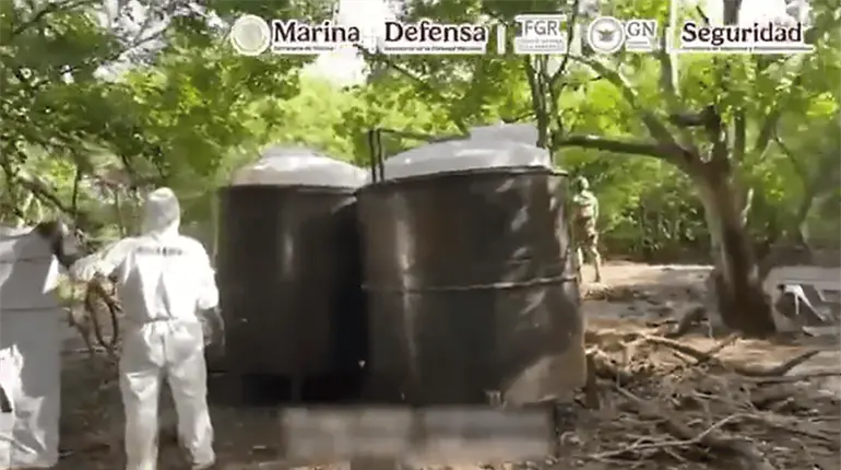 Desmantela Semar narcolaboratorio en Nayarit