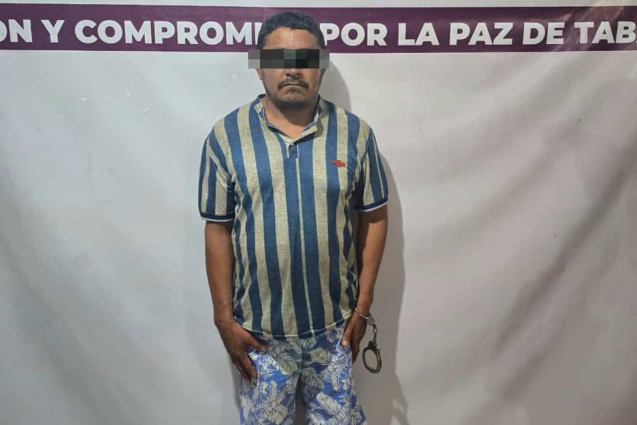 Capturan a presunto líder de grupo criminal dedicado al huachicol en Paraíso
