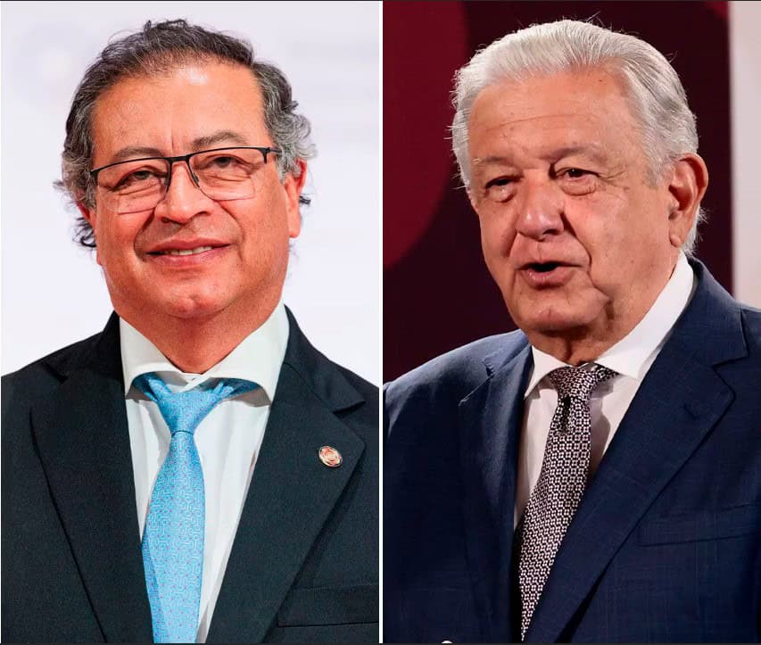 Petro resalta trabajo de AMLO contra la pobreza en México