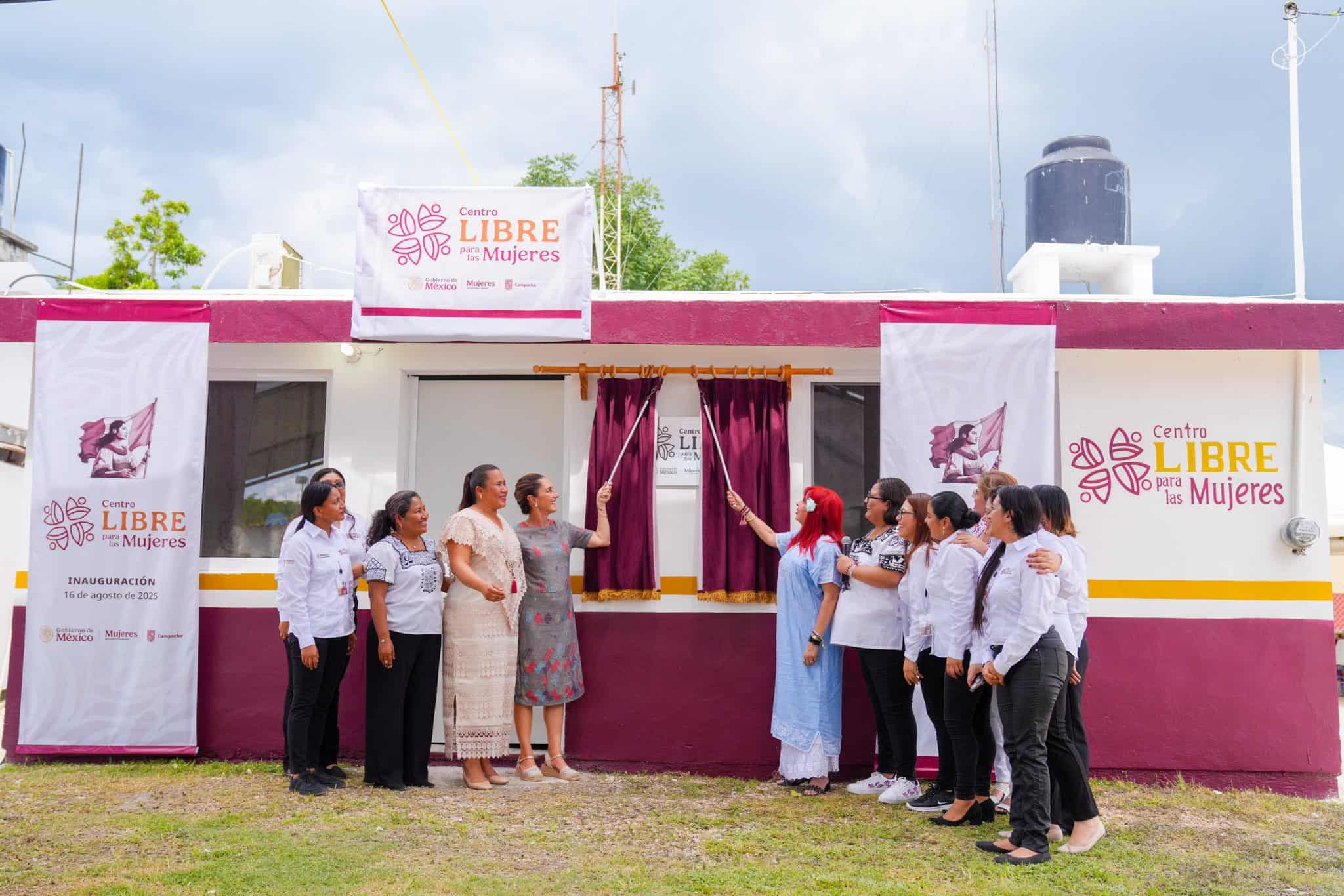 Sheinbaum inaugura Centro Libre para las Mujeres en Campeche