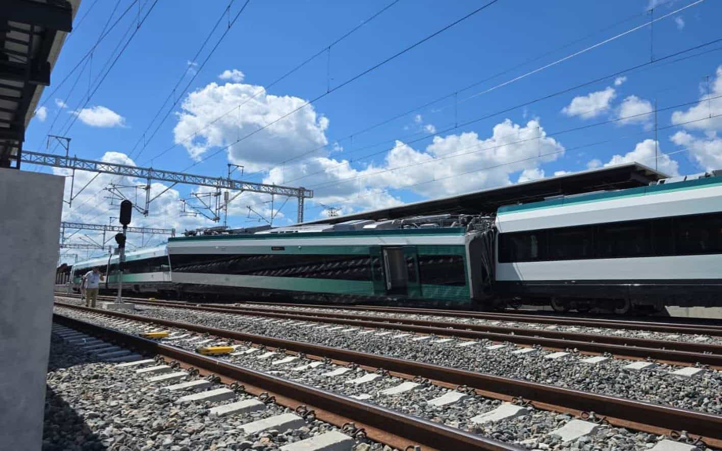 Descarrila Tren Maya en Izamal, Yucatán