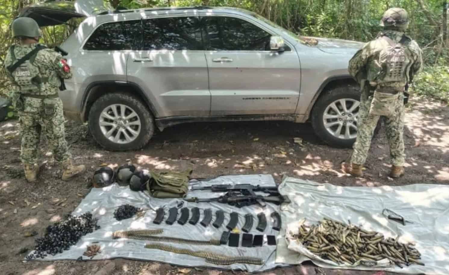 Desmantelan campamento del crimen organizado en Sinaloa