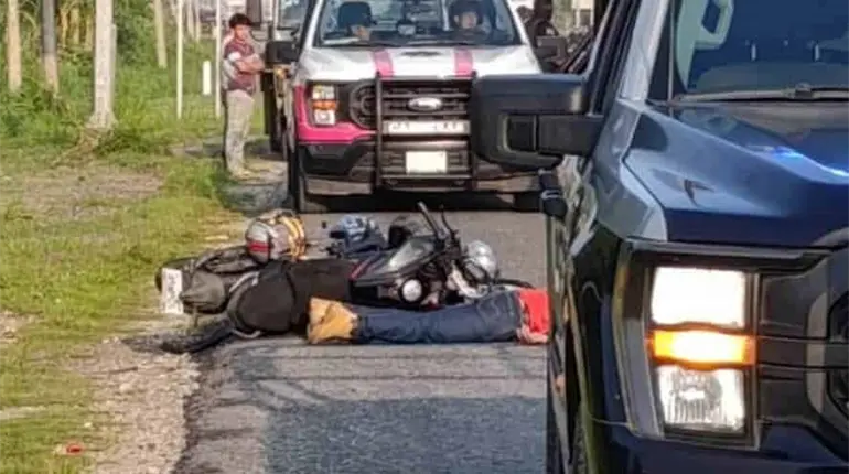 Fallece motociclista tras ser golpeado en la Cárdenas-Villahermosa