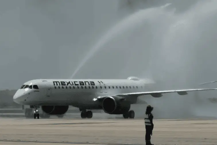 Arriba al AIFA tercera aeronave de Mexicana de Aviación para consolidar relanzamiento