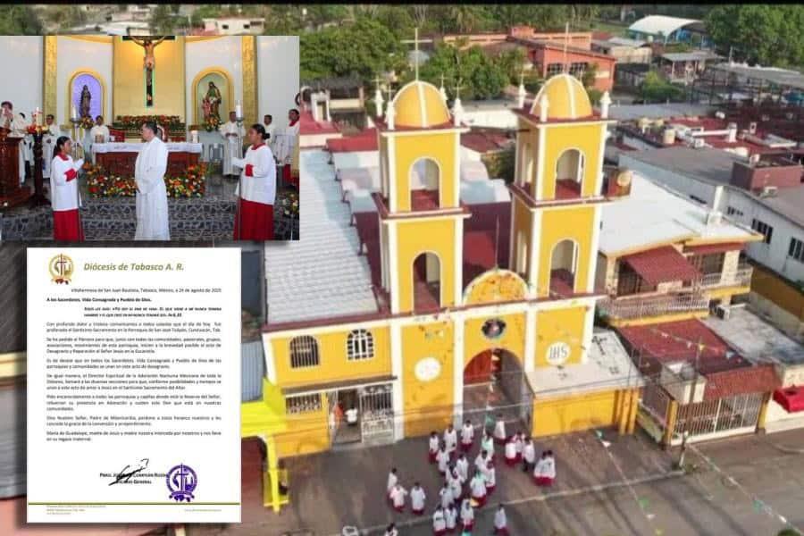 Profanan el Santísimo Sacramento en Parroquia de San José Tulipán, Cunduacán