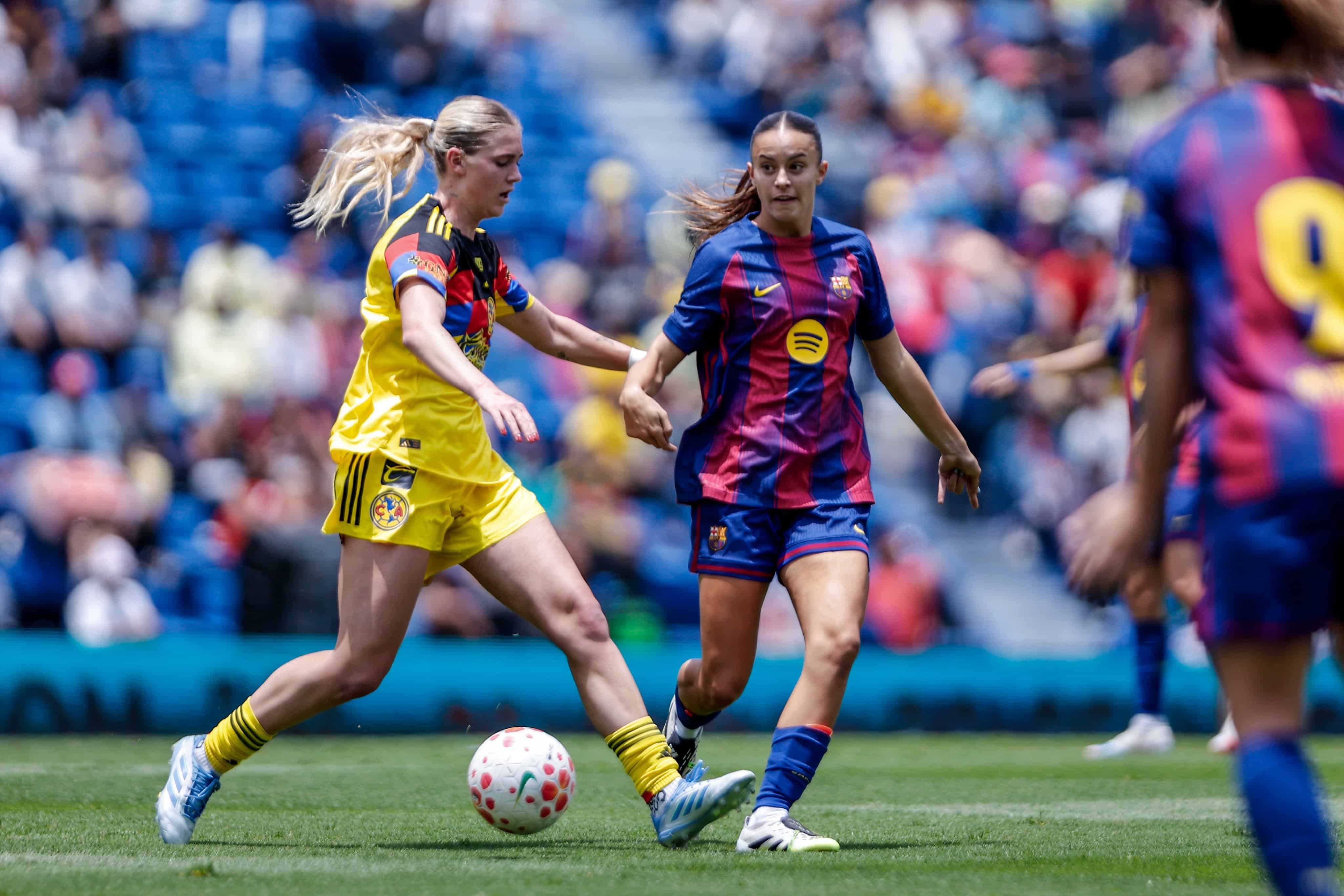 En partido amistoso, Barcelona femenil vence al América