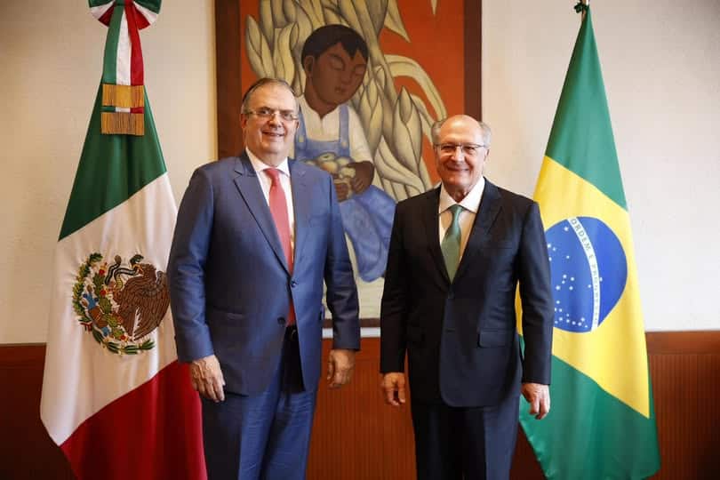 Descarta Ebrard firma de libre comercio con Brasil, precisa que solamente hay “acuerdo de cooperación”