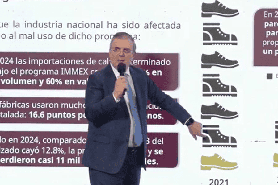 Suspende Gobierno de México importación temporal de calzado terminado