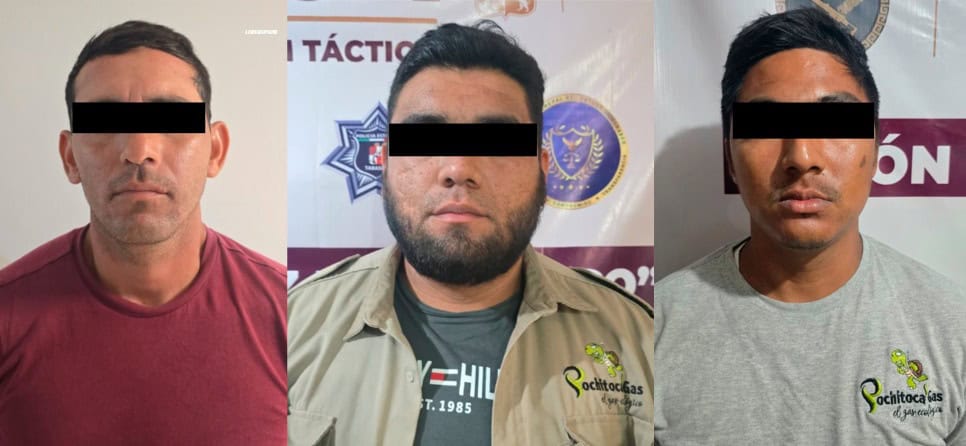 Detienen a 3 trabajadores de gasera por no comprobar procedencia de producto en Tabasco