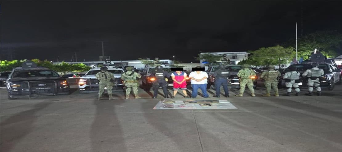 Aseguran a 2 hombres en fraccionamiento Carrizal