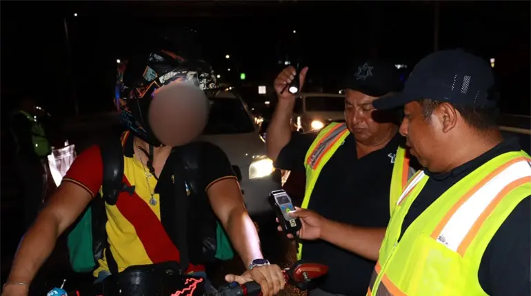 Infracciona PEC a 13 personas por conducir en estado de ebriedad