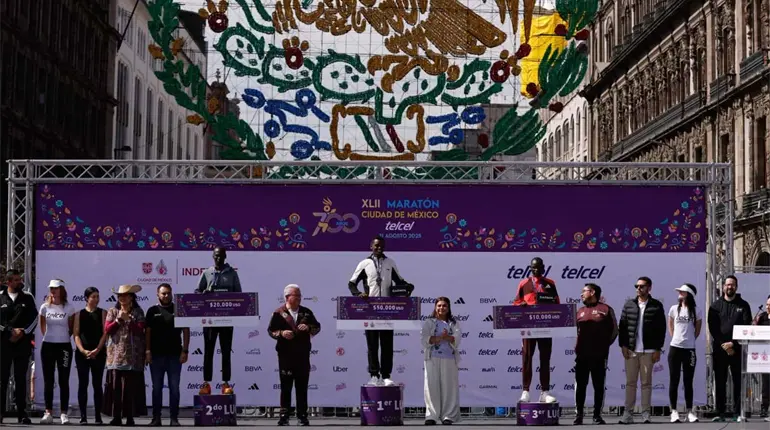Etiopía conquista el maratón de la CDMX