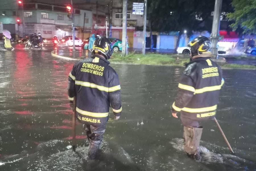 Lluvias provocan afectaciones en la CDMX; activan alerta púrpura en la Gustavo A. Madero