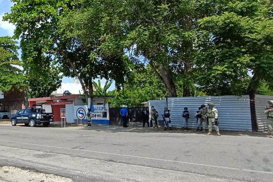 Explosión de cilindro en gasera deja un lesionado en Río Viejo primera