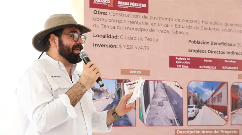 Obra ‘reclamada’ por alcalde de Zapata está programada y se concluirá en diciembre: Sotop