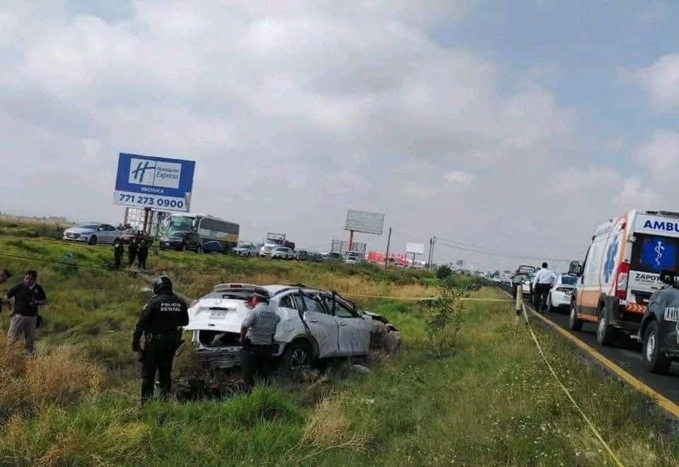 Fallece escolta de Alicia Bárcena en accidente en la México-Pachuca