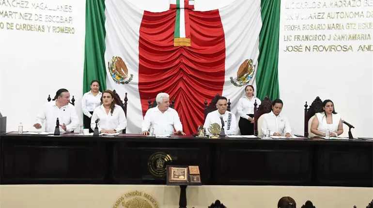 Inicia Congreso de Tabasco segundo año legislativo
