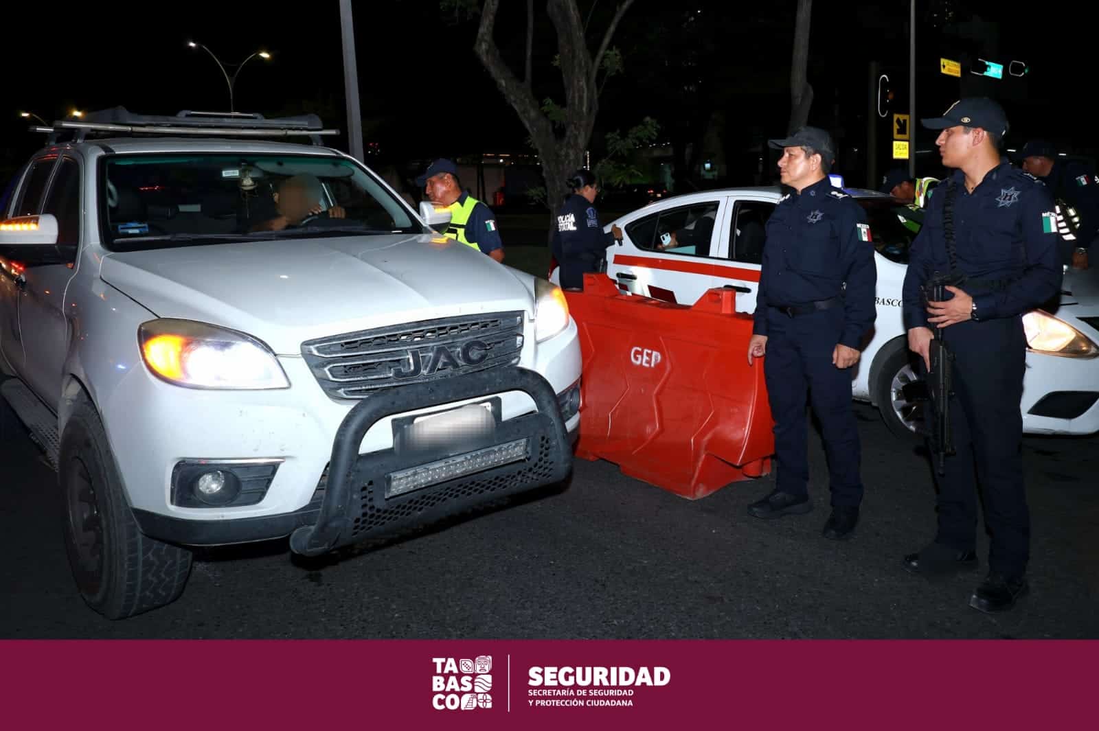 Infracciona PEC a 38 personas durante Operativo Alcoholímetro