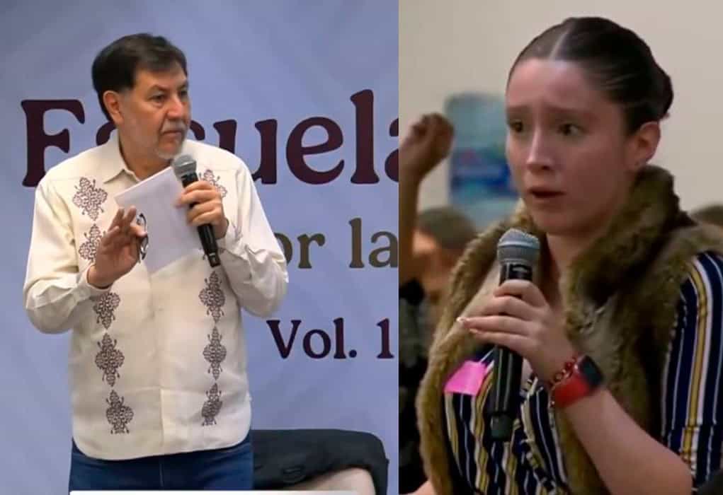 ‘¿Dónde queda su congruencia?’: estudiante encara a Noroña por casa de 12 mdp; lo acusa de misoginia