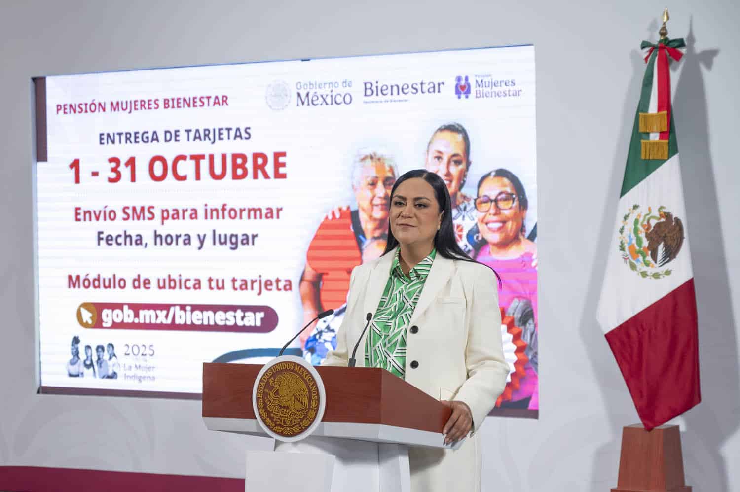 Ya se superaron los 16.3 millones de beneficiarios de Pensiones del Bienestar: Ariadna Montiel