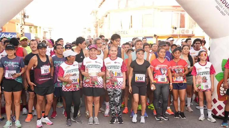Celebran los 400 años de Cunduacán con carrera