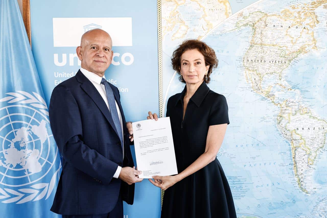 El tabasqueño Juan Ferrer presenta credenciales como embajador de México ante la UNESCO