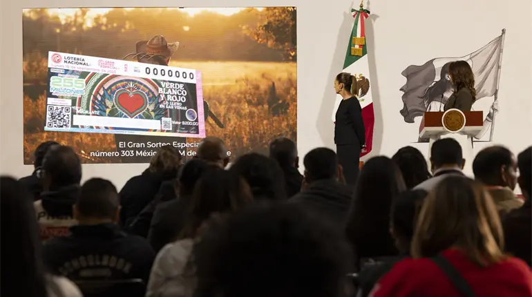Sorteo para apoyar a migrantes recaudó 115.9 mdp; uno de los premios cayó en Tabasco