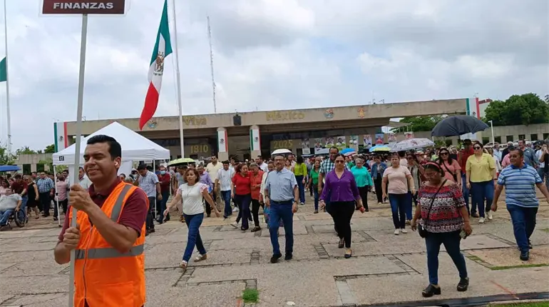 Tabasco demuestra coordinación ante emergencia en simulacro nacional 2025