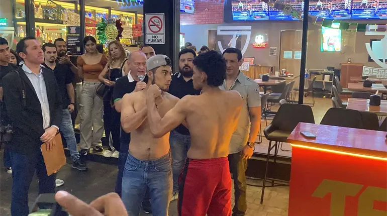 Se lleva a cabo con éxito el pesaje para la función de box “Supremacía en el ring”