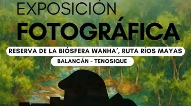 Inauguran exposición fotográfica sobre la reserva de Wanha’ en Plaza Deportiva de Villahermosa