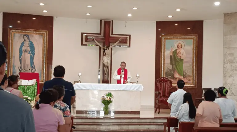 Dedican misa por 67 aniversario de Telereportaje en parroquia San Judas Tadeo