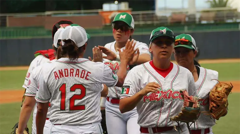 México vuelve a ganar por nocaut en el Panamericano de Beisbol Femenil