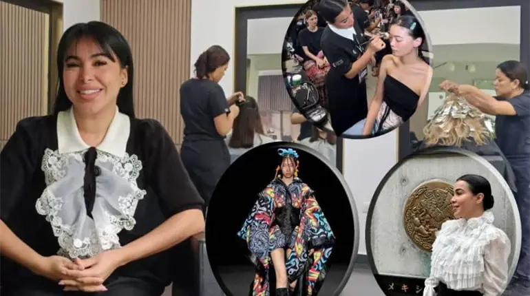 “No duden de su talento”: Estilista tabasqueña pone en alto a México en semana de la moda en Tokio
