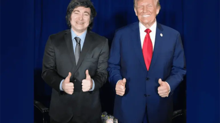 Respalda Trump a Milei en reelección, pero descarta rescate financiero de Argentina