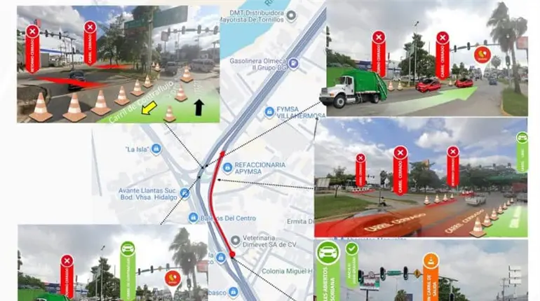 Anuncia Centro modificaciones viales en Periférico por obra de construcción de red de agua