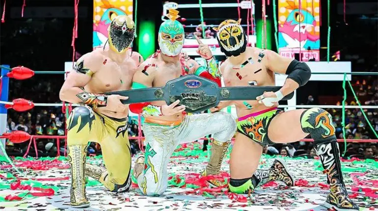 Místico fue protagonista en la Noche de Leyendas Pokémon Z-A x CMLL en la Arena México