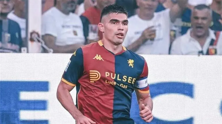 Con Johan Vásquez como titular y capitán, Genoa avanza en la Coppa Italia