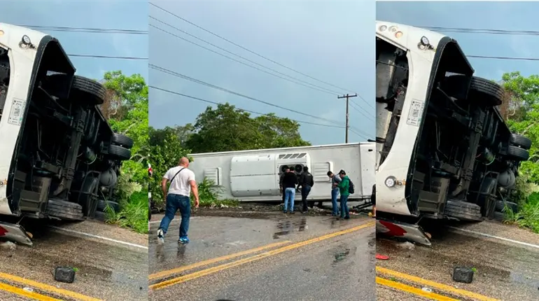 Se registra choque por alcance en la Villahermosa-Frontera