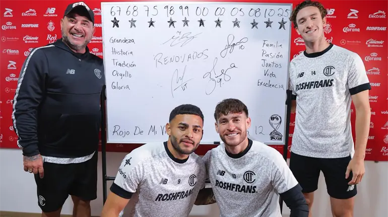 Toluca renueva a Vega, Angulo, Ruiz y Mohamed