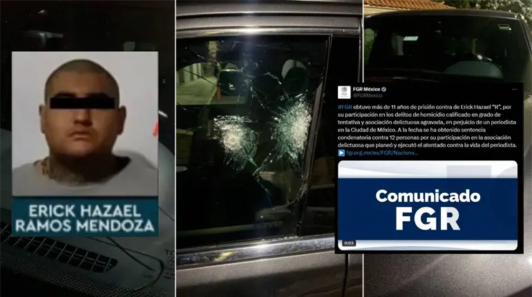 Sentencian a 11 años de prisión a conductor de motocicleta en atentado contra Ciro Gómez