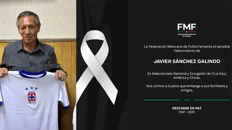Fallece Javier Sánchez Galindo, leyenda de Cruz Azul y la Selección Mexicana