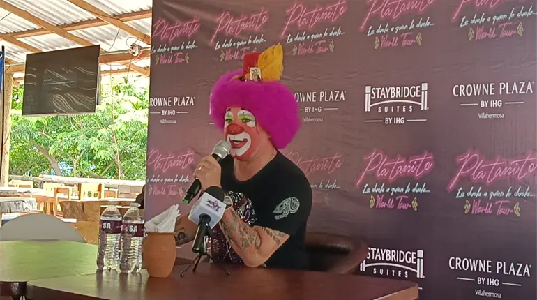 Platanito Show anuncia desde Tabasco su presentación del 24 de octubre en Villahermosa