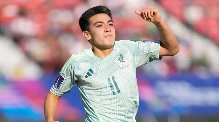 Gilberto Mora rescata el empate de México sub-20 ante España