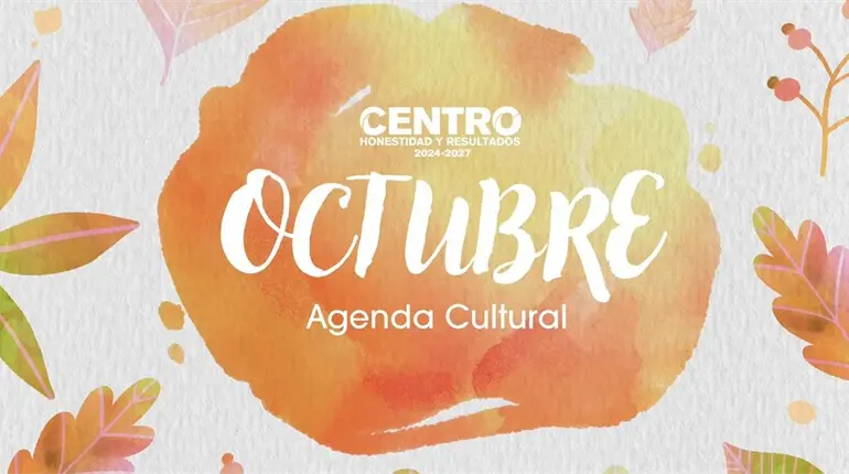 Presenta gobierno de Centro agenda cultural para octubre