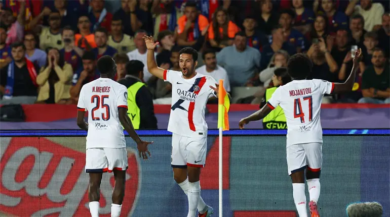 PSG vence al Barcelona en Montjuic con varias ausencias por lesión