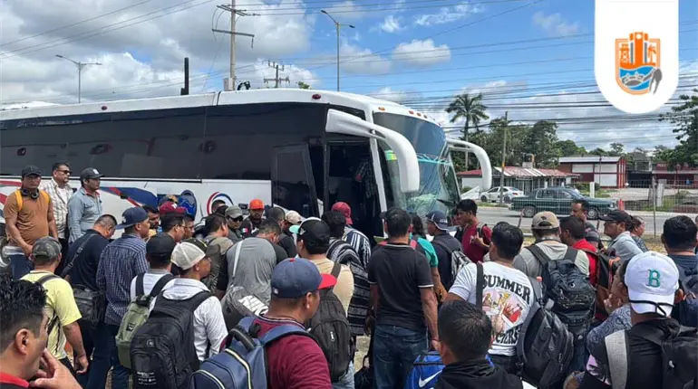 Viajan a Nuevo León 91 paraiseños reclutados por Techint